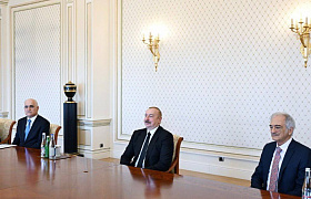 Губернатор Астраханской области встретился с президентом Азербайджана в Баку